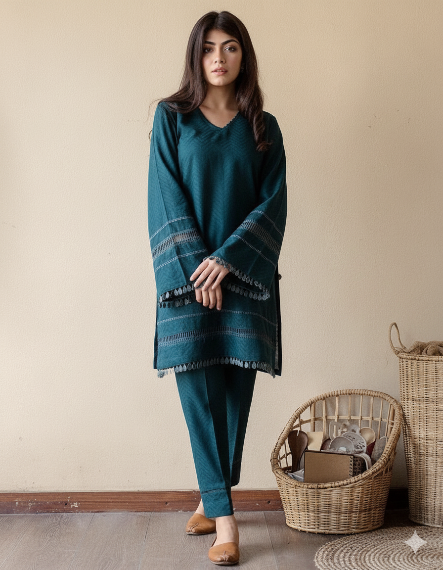 Navy blue color 2 piece